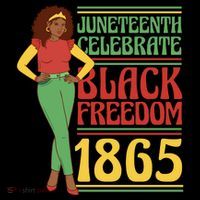 African Female Juneteenth Celebrate Black Freedom 1865 Coffee Mug thumb 5
