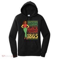 African Female Juneteenth Celebrate Black Freedom 1865 Women's Hoodie thumb 0