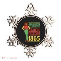 African Female Juneteenth Celebrate Black Freedom 1865 Ornament thumb 0