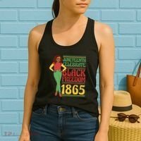 African Female Juneteenth Celebrate Black Freedom 1865 Women's Tank Top thumb 2