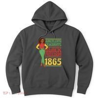 African Female Juneteenth Celebrate Black Freedom 1865 Hoodie thumb 0