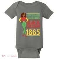 African Female Juneteenth Celebrate Black Freedom 1865 Baby Bodysuit thumb 0