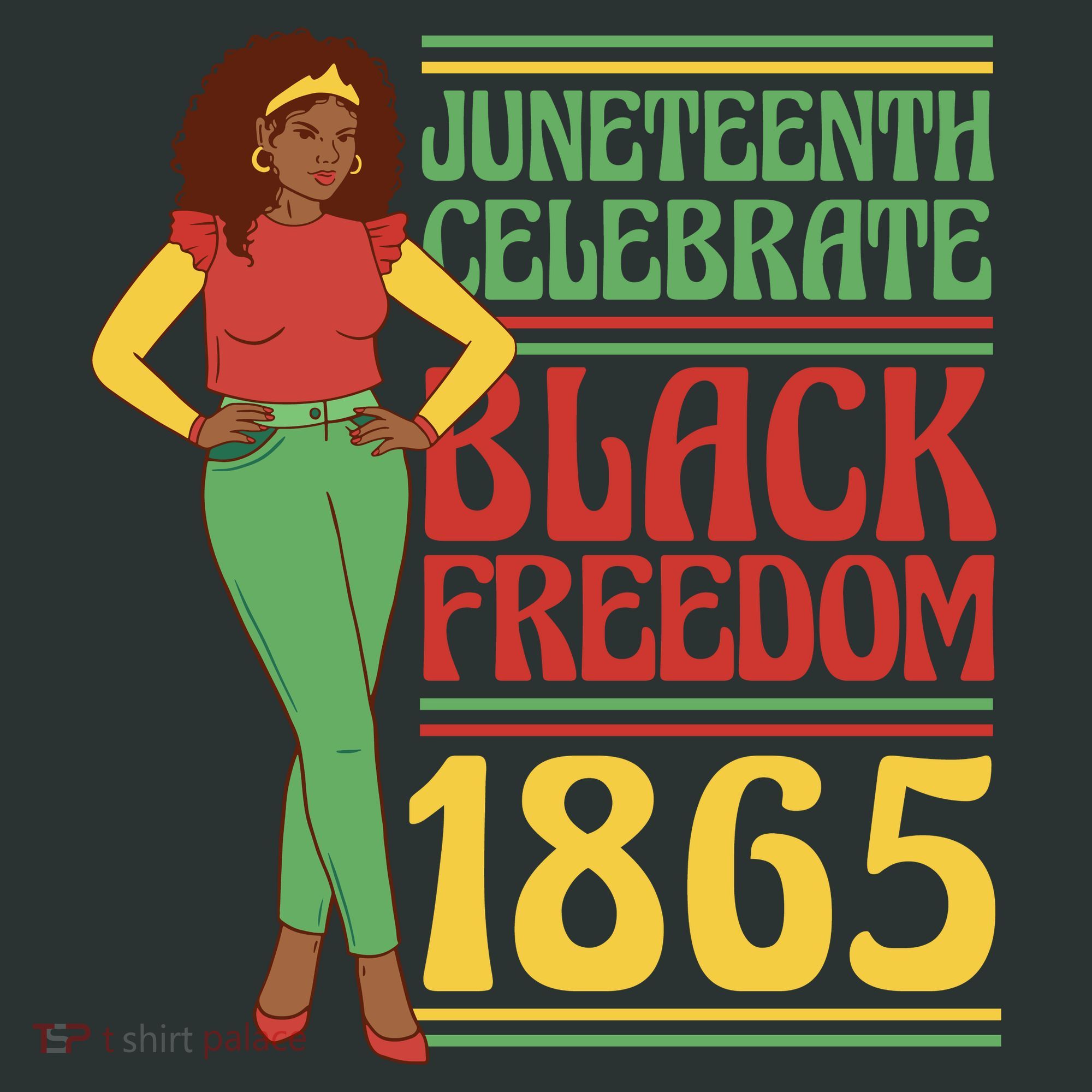 African Female Juneteenth Celebrate Black Freedom 1865 Baby Bodysuit