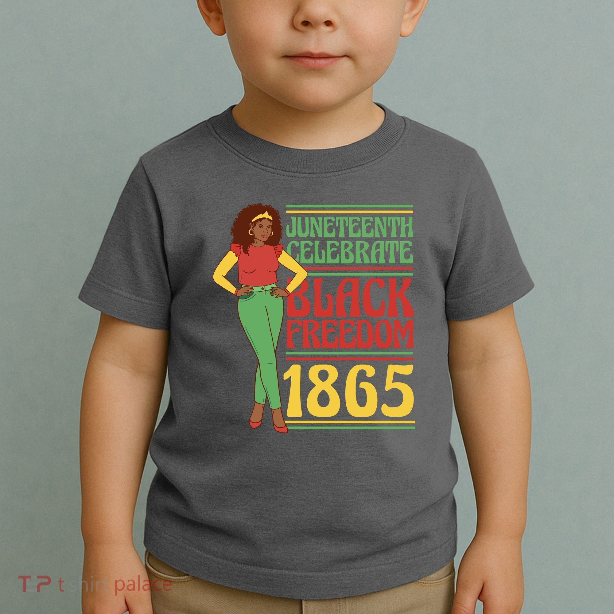 African Female Juneteenth Celebrate Black Freedom 1865 Toddler T-Shirt
