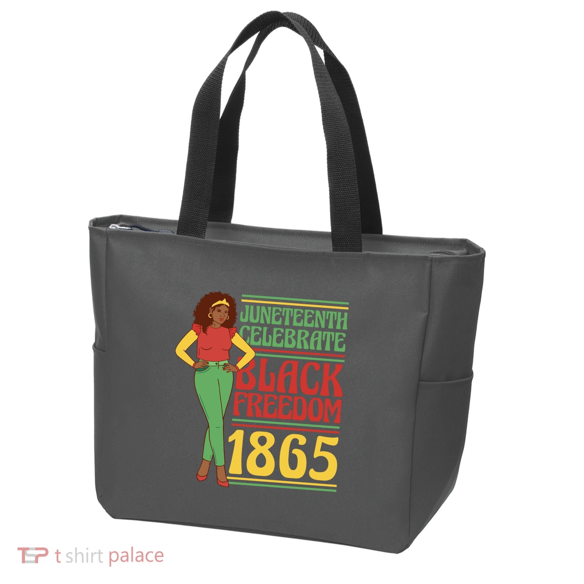 African Female Juneteenth Celebrate Black Freedom 1865 Tote Bag