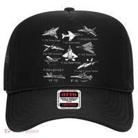 American Fighters Jets F22 Raptor F14 Tomcat Plane Hat thumb 0