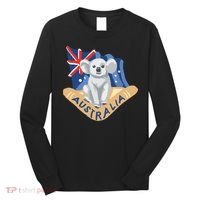 Australia Flag Koala Boomerang Long Sleeve Shirt thumb 0