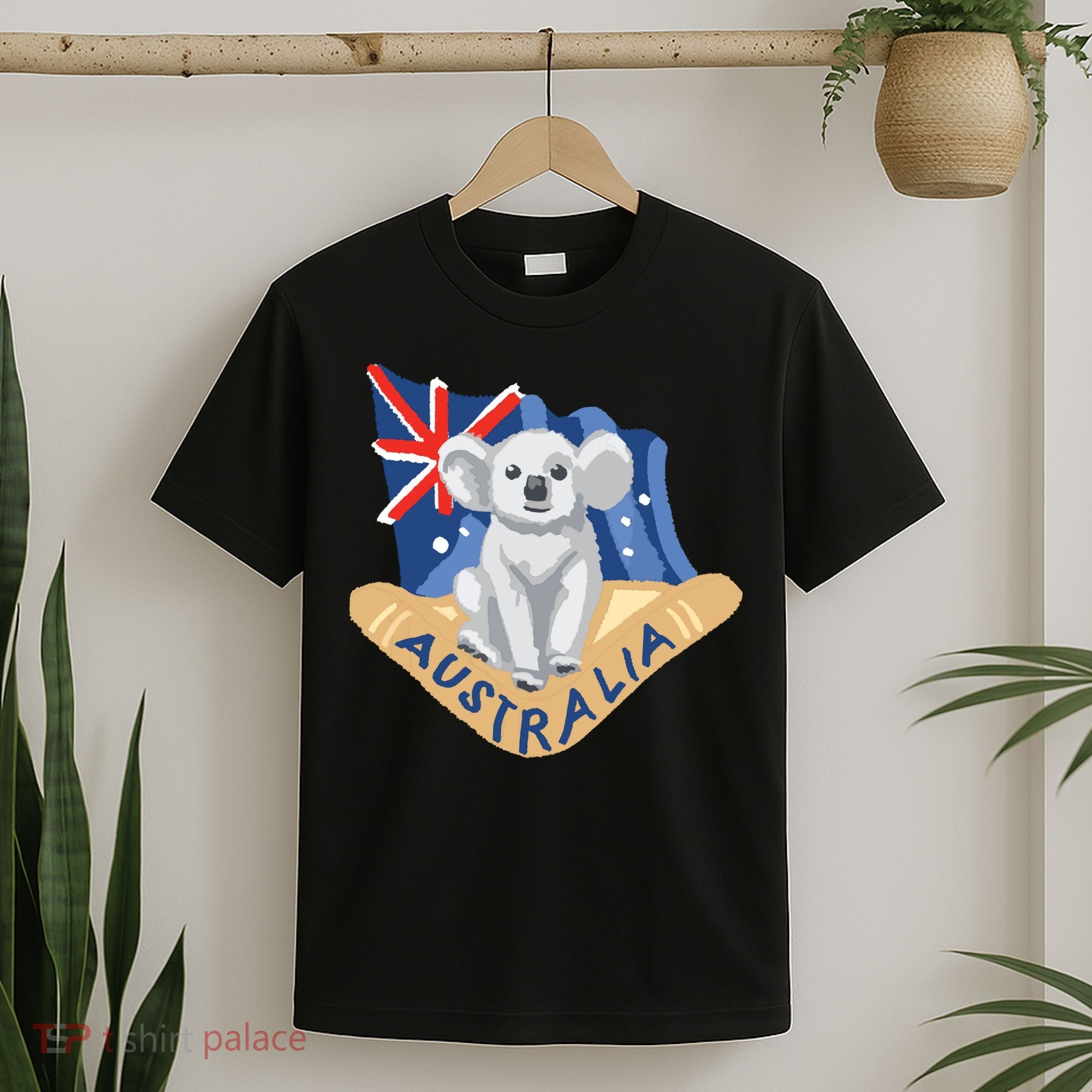 Australia Flag Koala Boomerang T-Shirt
