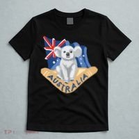 Australia Flag Koala Boomerang T-Shirt thumb 5
