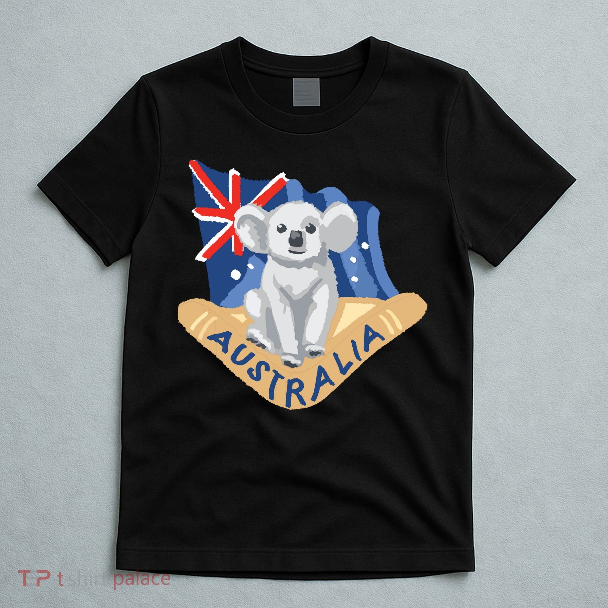 Australia Flag Koala Boomerang T-Shirt