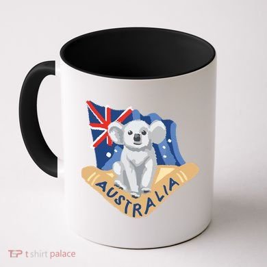 Australia Flag Koala Boomerang Coffee Mug