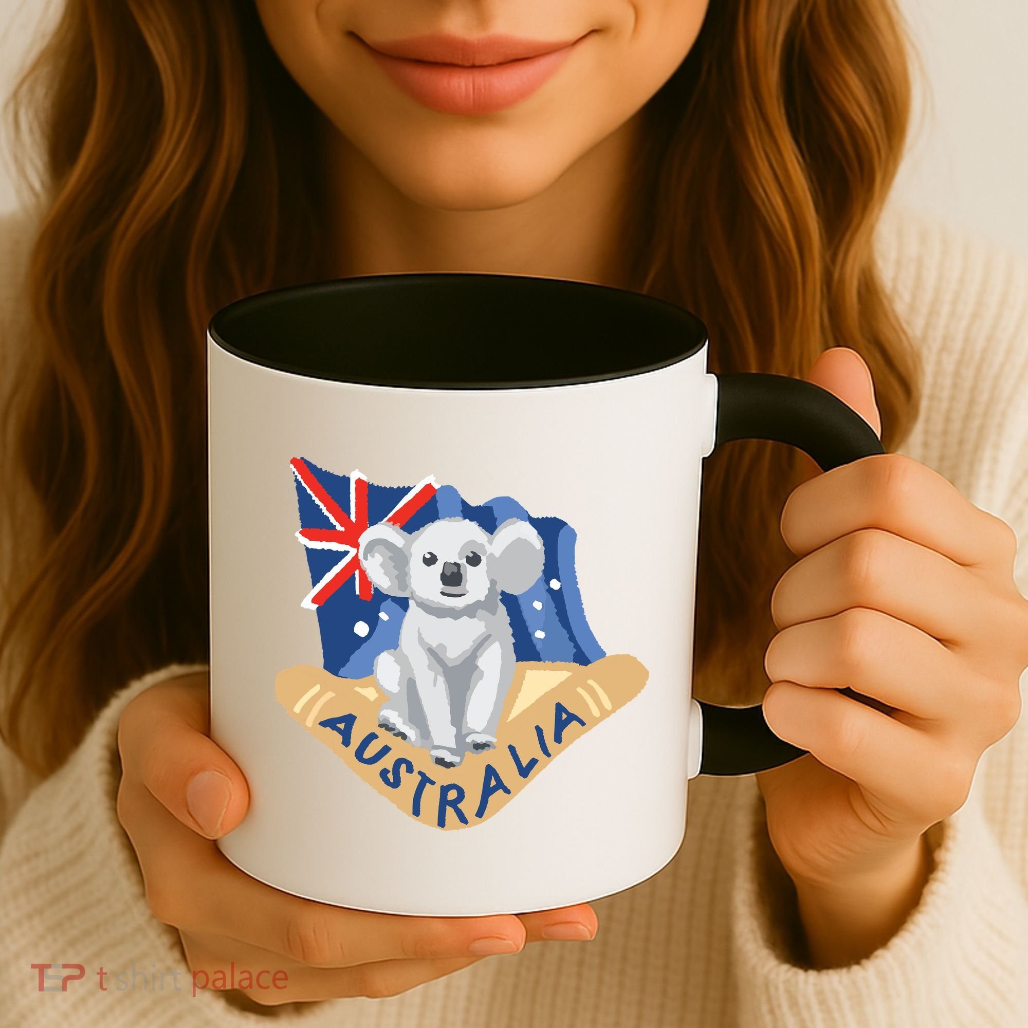 Australia Flag Koala Boomerang Coffee Mug
