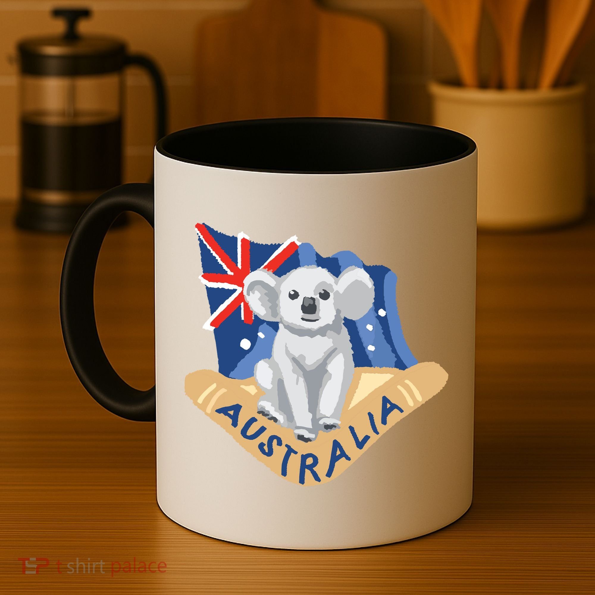Australia Flag Koala Boomerang Coffee Mug