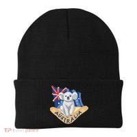 Australia Flag Koala Boomerang Beanie thumb 0