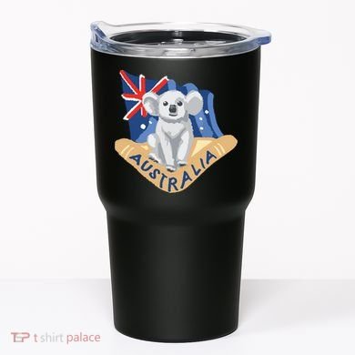 Australia Flag Koala Boomerang Tumbler
