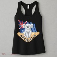 Australia Flag Koala Boomerang Women's Tank Top thumb 3