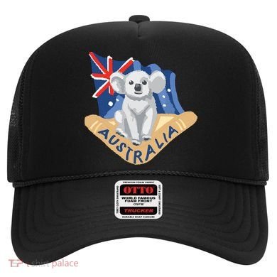 Australia Flag Koala Boomerang Hat