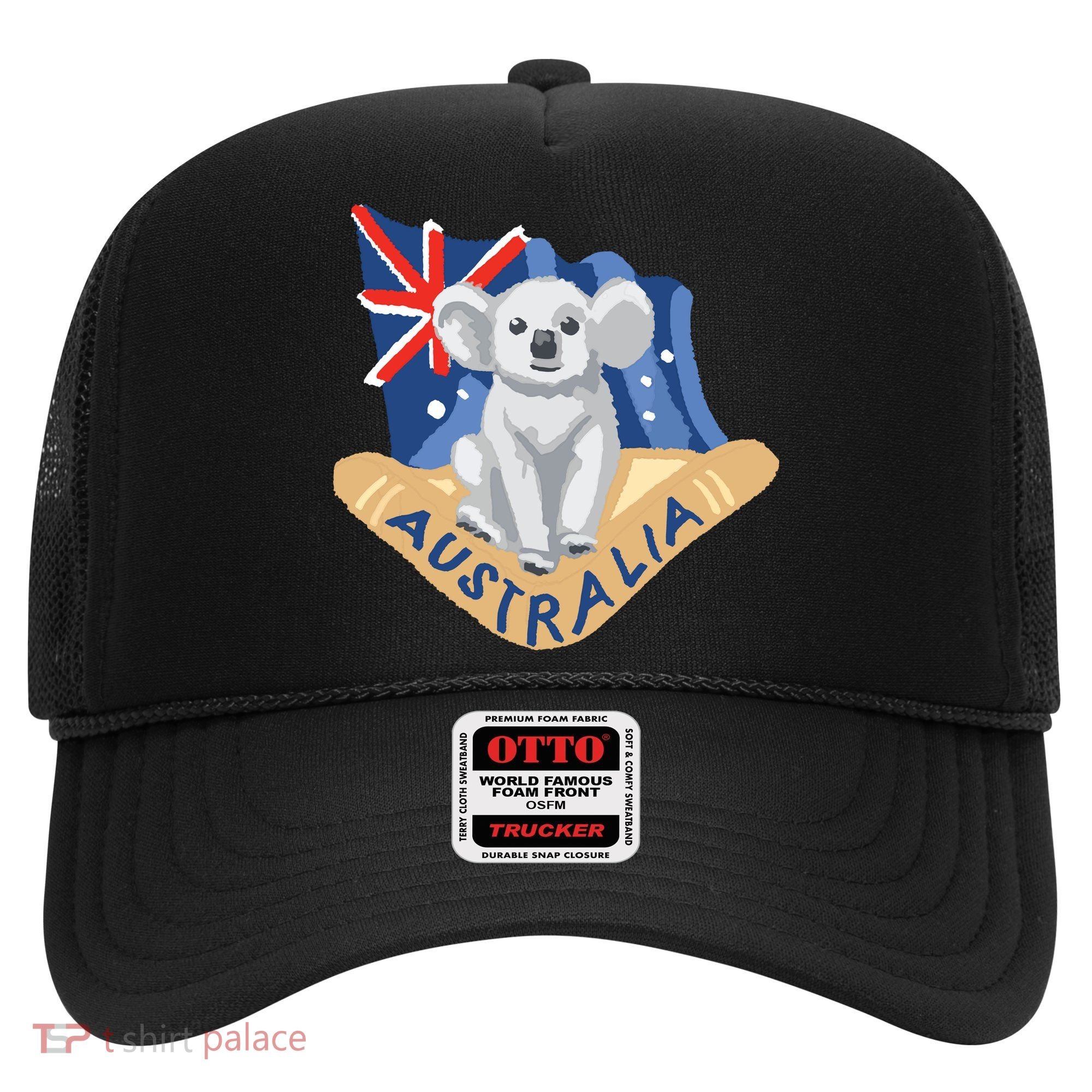 Australia Flag Koala Boomerang Hat