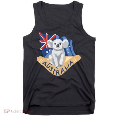 Australia Flag Koala Boomerang Tank Top