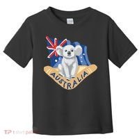 Australia Flag Koala Boomerang Toddler T-Shirt thumb 0