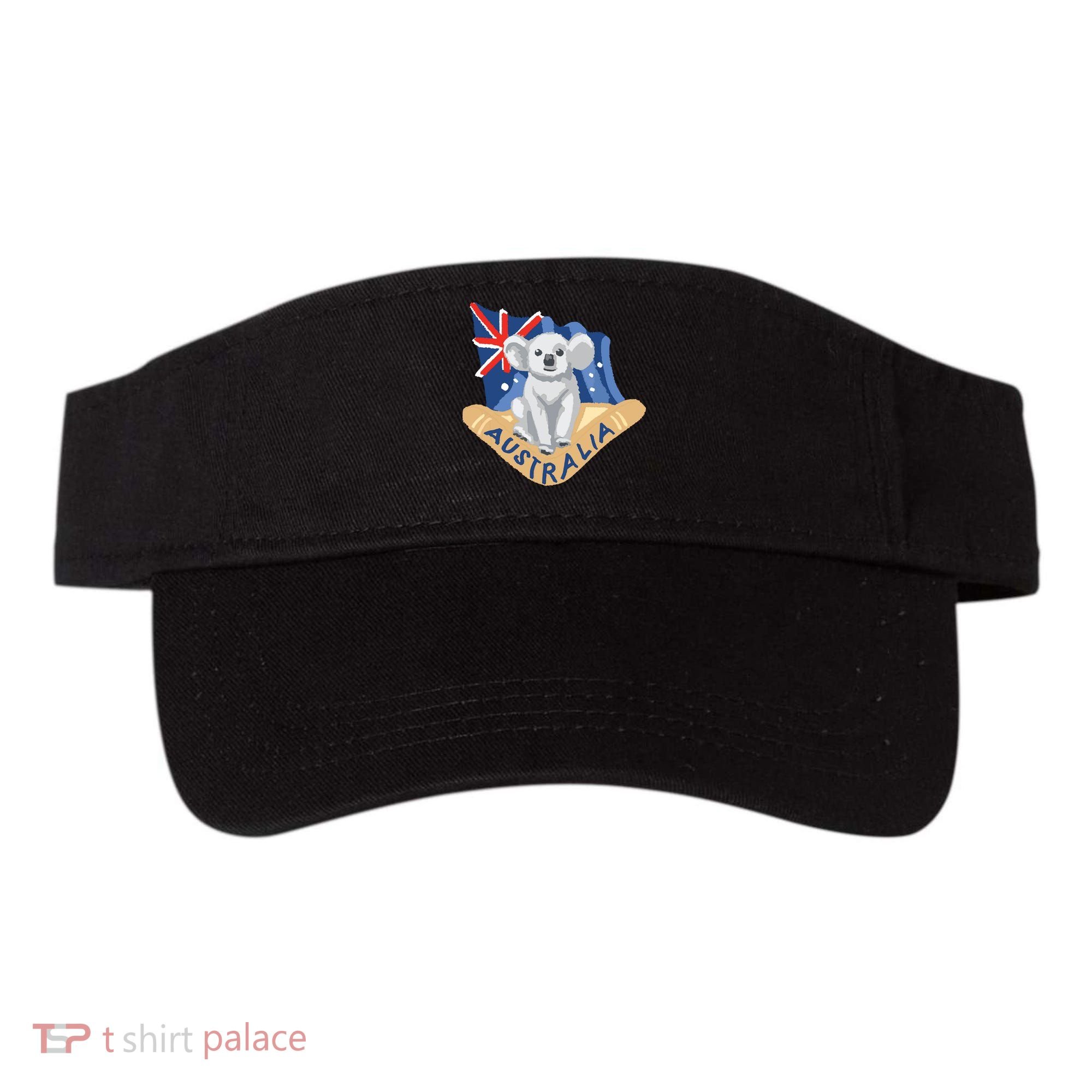 Australia Flag Koala Boomerang Visor