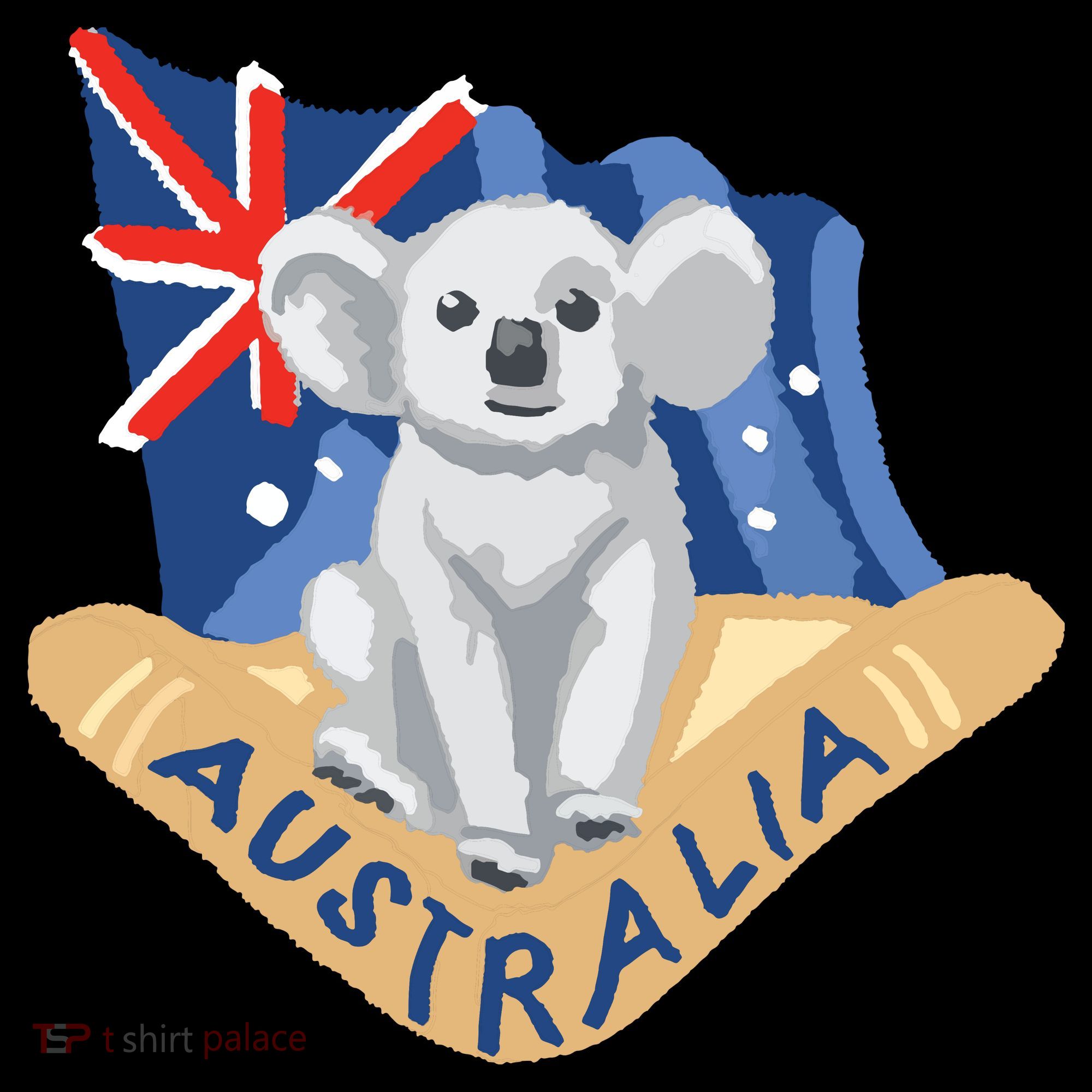 Australia Flag Koala Boomerang Visor