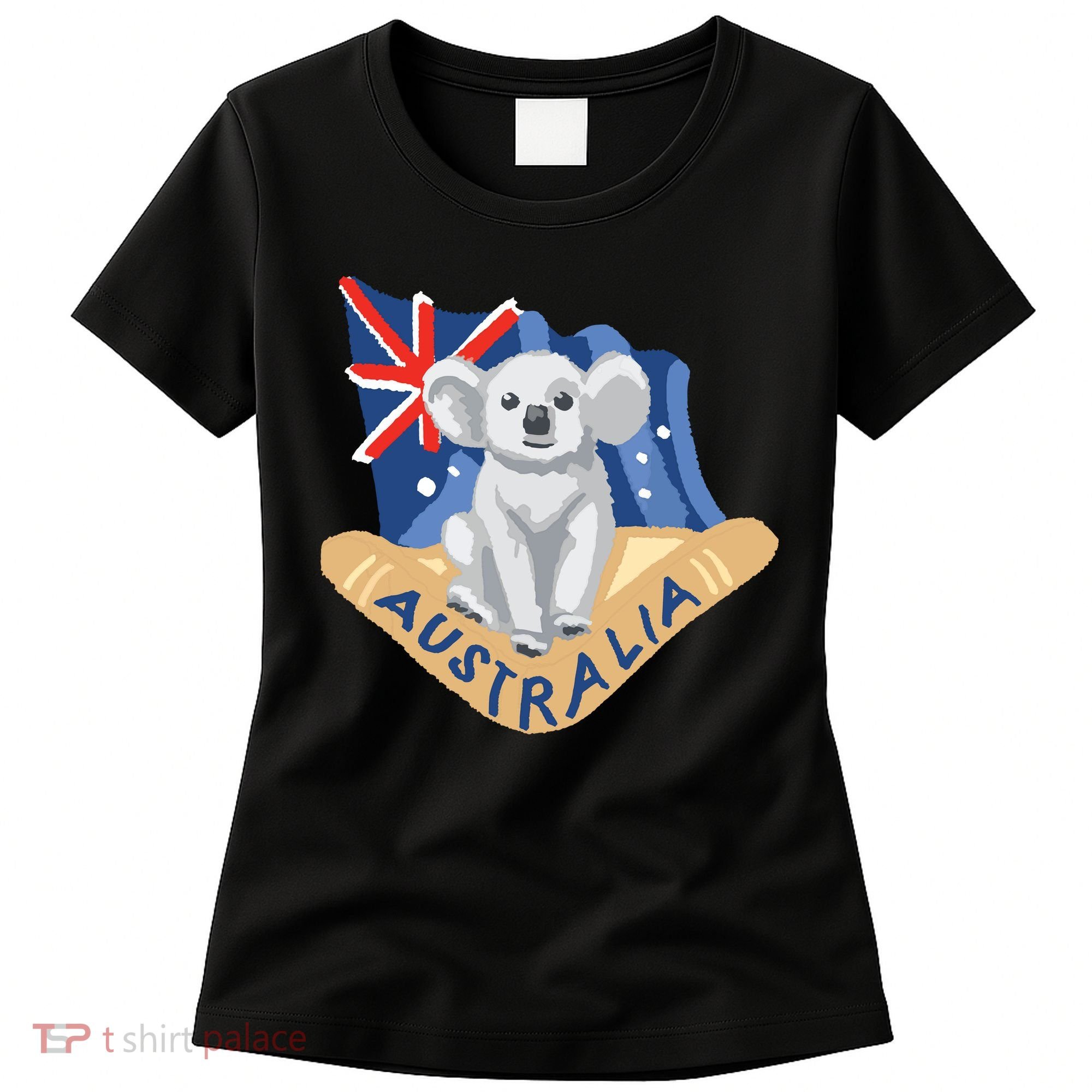 Australia Flag Koala Boomerang Women's T-Shirt