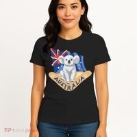 Australia Flag Koala Boomerang Women's T-Shirt thumb 4