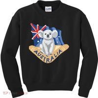 Australia Flag Koala Boomerang Kids Sweatshirt thumb 0