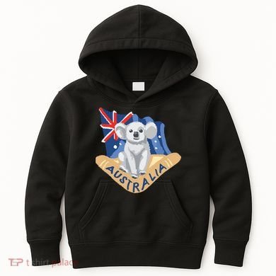 Australia Flag Koala Boomerang Kids Hoodie