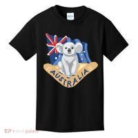 Australia Flag Koala Boomerang Kids T-Shirt thumb 0