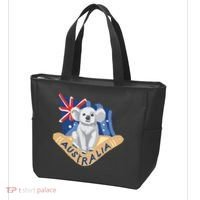 Australia Flag Koala Boomerang Tote Bag thumb 3