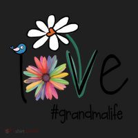 Art Flower Love Grandma Life Gift Women's Sweatshirt thumb 2