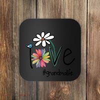 Art Flower Love Grandma Life Gift Coaster thumb 0