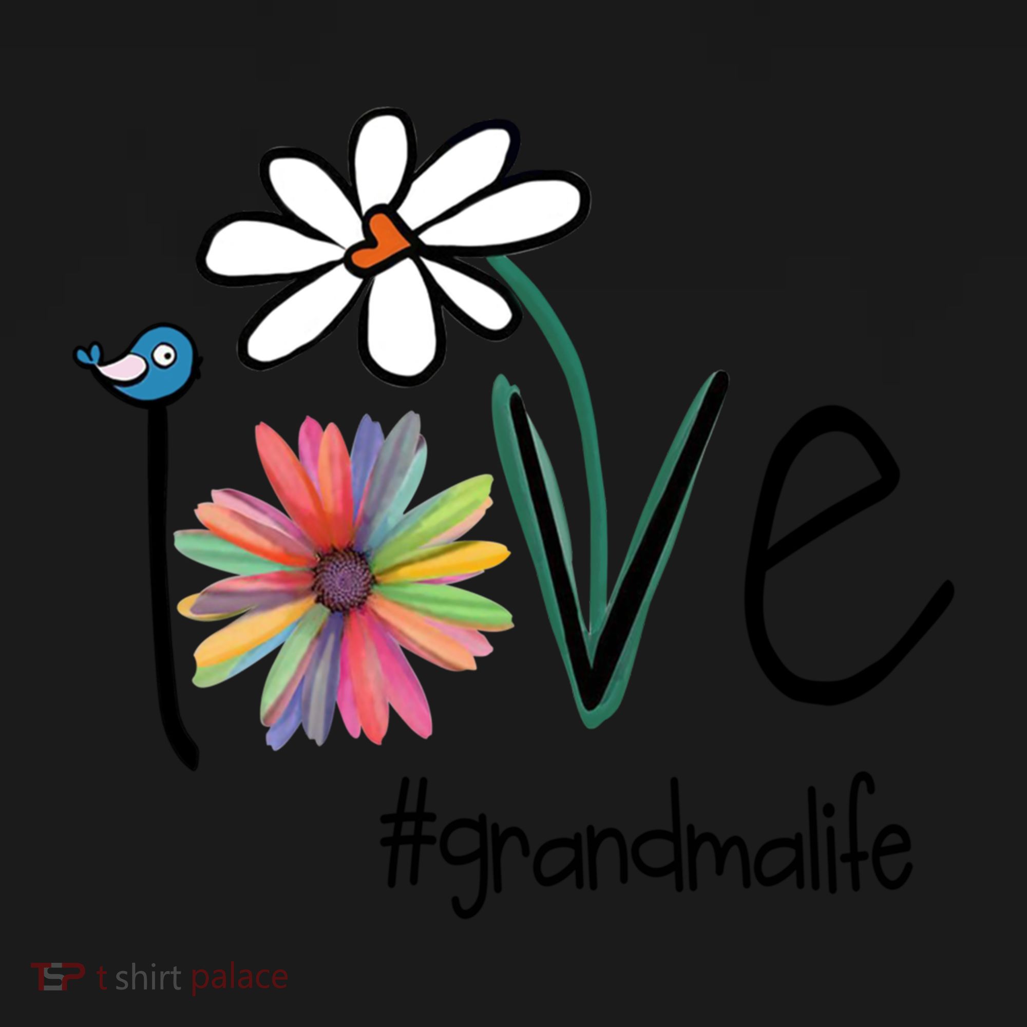 Art Flower Love Grandma Life Gift Coaster