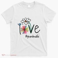 Art Flower Love Grandma Life Gift T-Shirt thumb 0