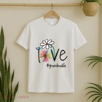 Art Flower Love Grandma Life Gift T-Shirt thumb 2