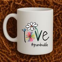 Art Flower Love Grandma Life Gift Coffee Mug thumb 2