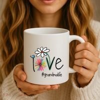 Art Flower Love Grandma Life Gift Coffee Mug thumb 3
