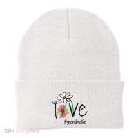 Art Flower Love Grandma Life Gift Beanie thumb 0