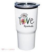 Art Flower Love Grandma Life Gift Tumbler thumb 0
