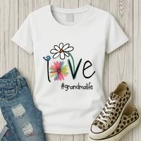 Art Flower Love Grandma Life Gift Women's T-Shirt thumb 3