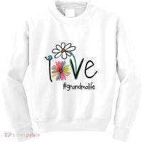 Art Flower Love Grandma Life Gift Kids Sweatshirt thumb 0