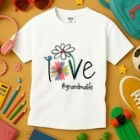 Art Flower Love Grandma Life Gift Kids T-Shirt thumb 3