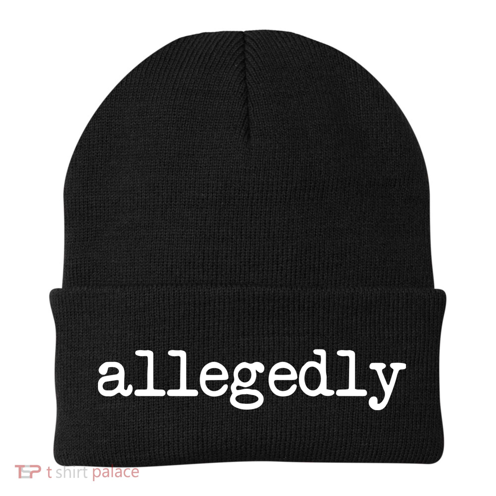 Allegedly Funny Lawyer Attorney For Men Women Beanie