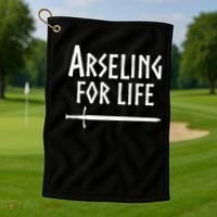Arseling For Life Golf Towel thumb 1