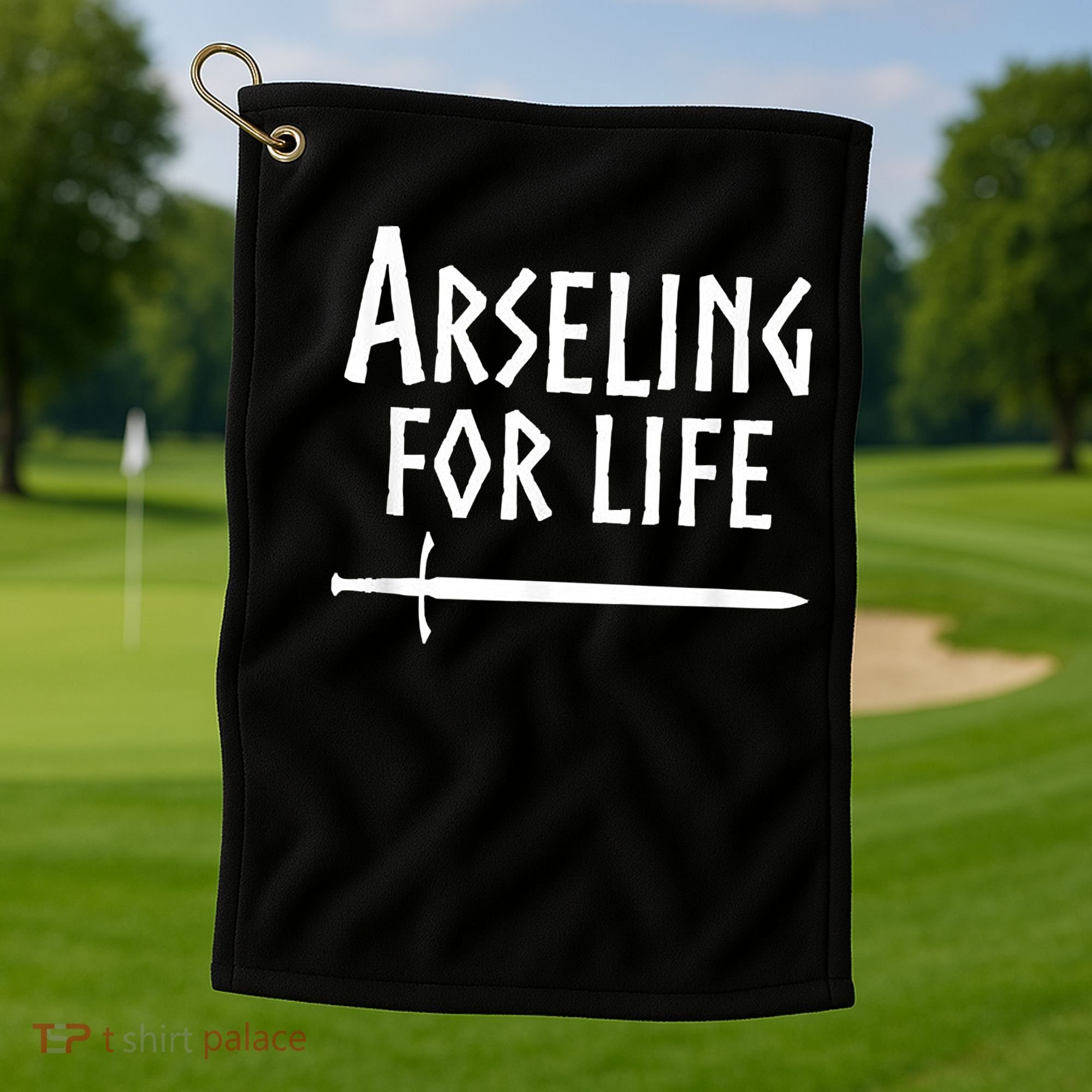 Arseling For Life Golf Towel