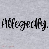 Allegedly Funny Lawyer Women's Racerback Cropped Tank thumb 2