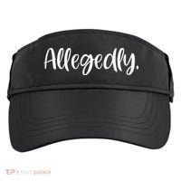 Allegedly Funny Lawyer Adult Drive Performance Visor thumb 0