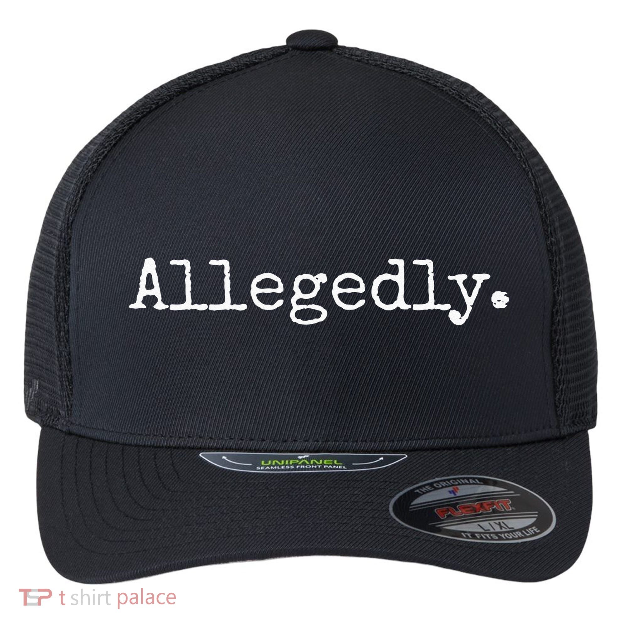 Allegedly Funny Lawyer Gift Funny Lawyer Flexfit Unipanel Trucker Cap